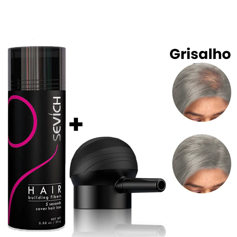 Preenchedor de Fibra Capilar – Cobre Falhas com Volume Natural