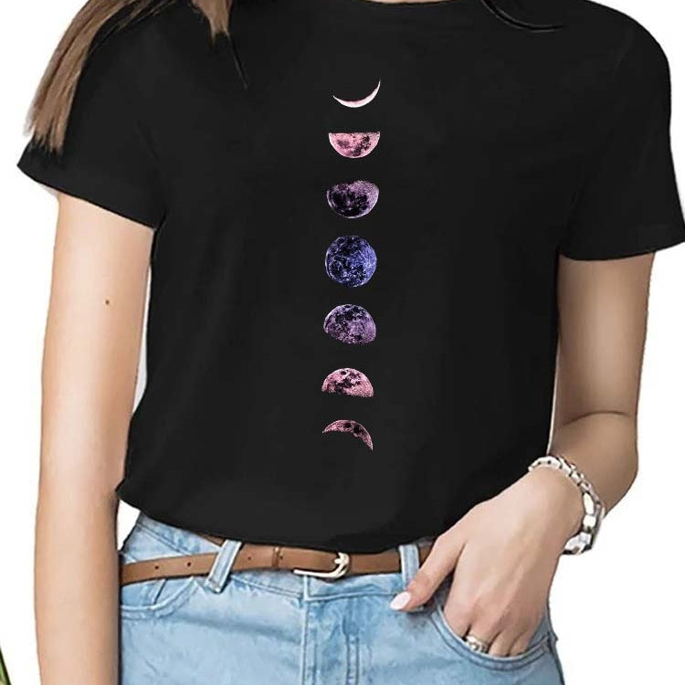 Camiseta Feminina Com Lua - Frete Grátis - Oron Store
